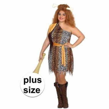 Grote maten holbewoonster kostuum dames