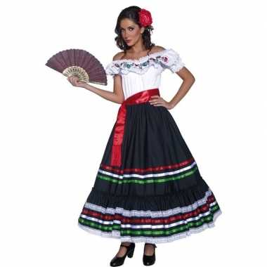 Spaanse danseres kostuum dames
