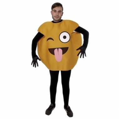 Tong emoticon kostuum volwassenen