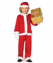 Budget kerstman verkleed kostuum kinderen 3 delig