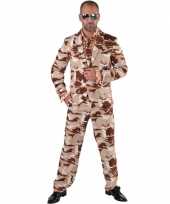 Camouflage kostuum 3 delig heren
