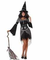 Halloween halloween zwarte heksen kostuum dames