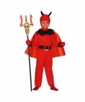 Halloween rode duivel kostuum kinderen