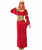 Middeleeuwse prinses jonkdames verkleed kostuum dames