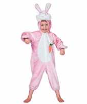 Roze konijnen kostuum kinderen