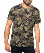 Soldaten leger kostuum camouflage shirt heren